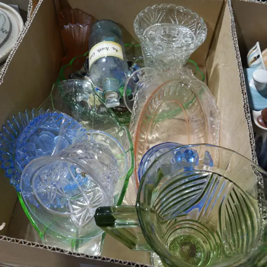 Coloured glassware