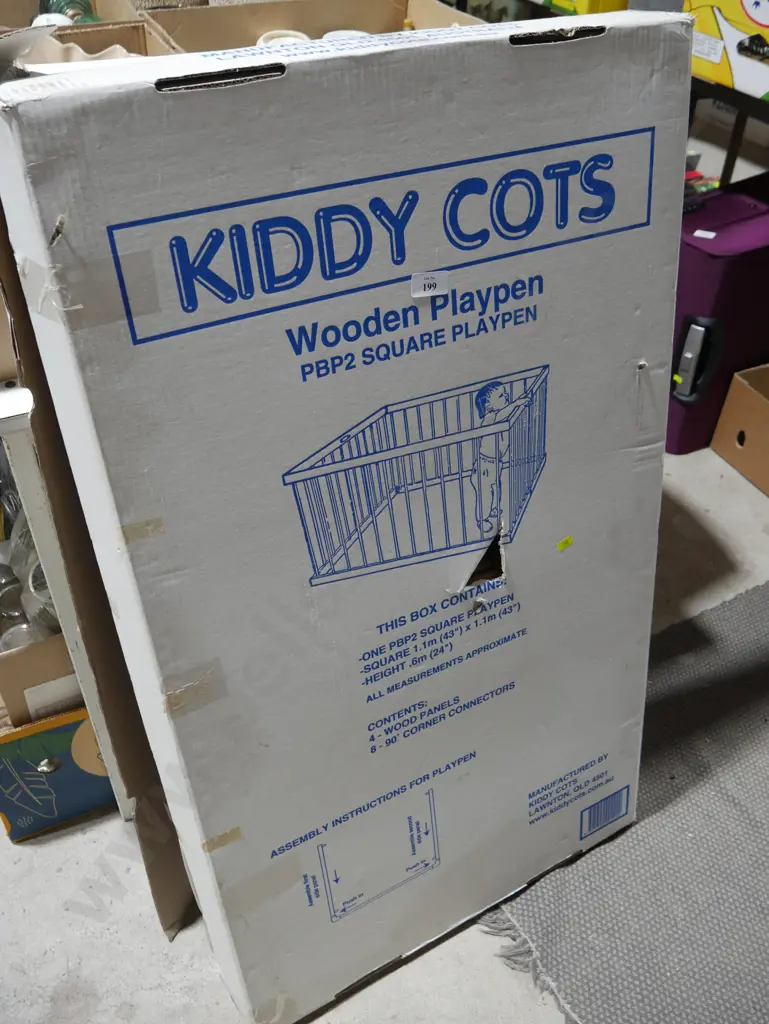 Wooden Play pen Image 1++