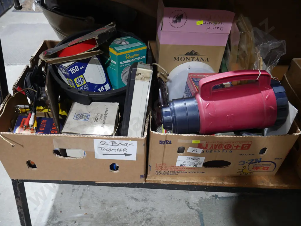 2 boxes sundries Image 1++