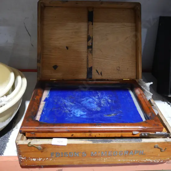 Edison's mimeograph