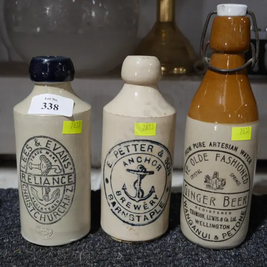 3 stone bottles