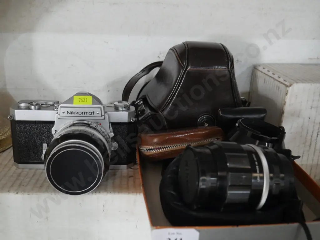 Nikkormat camera and lenses Image 1++