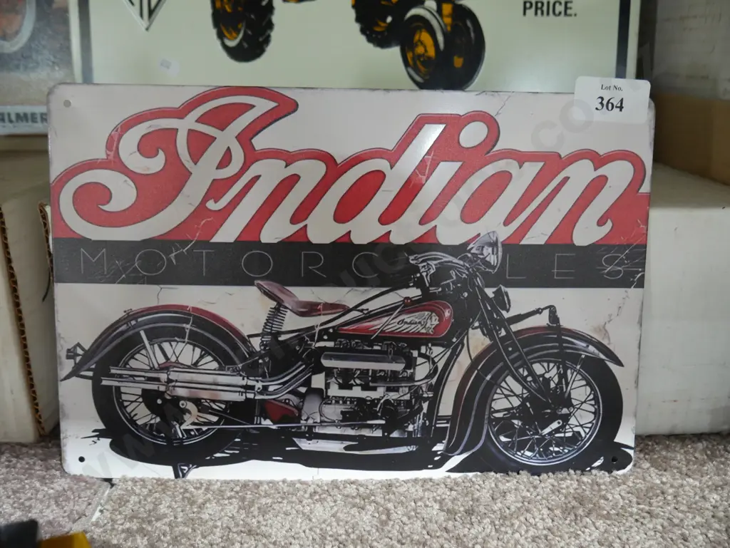 Indian motorcycle tin sign Image 1++