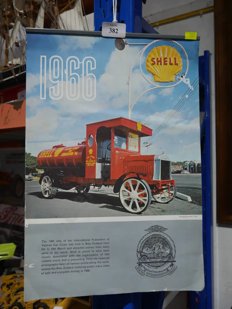 Old shell calendar Image 1++