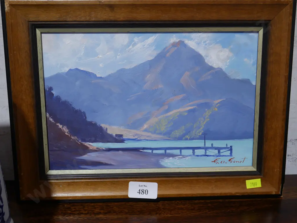 Oil painting.  GA Genet Image 1++