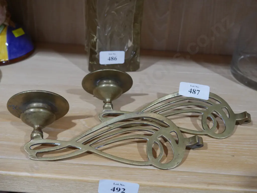 Brass candle holders Image 1++