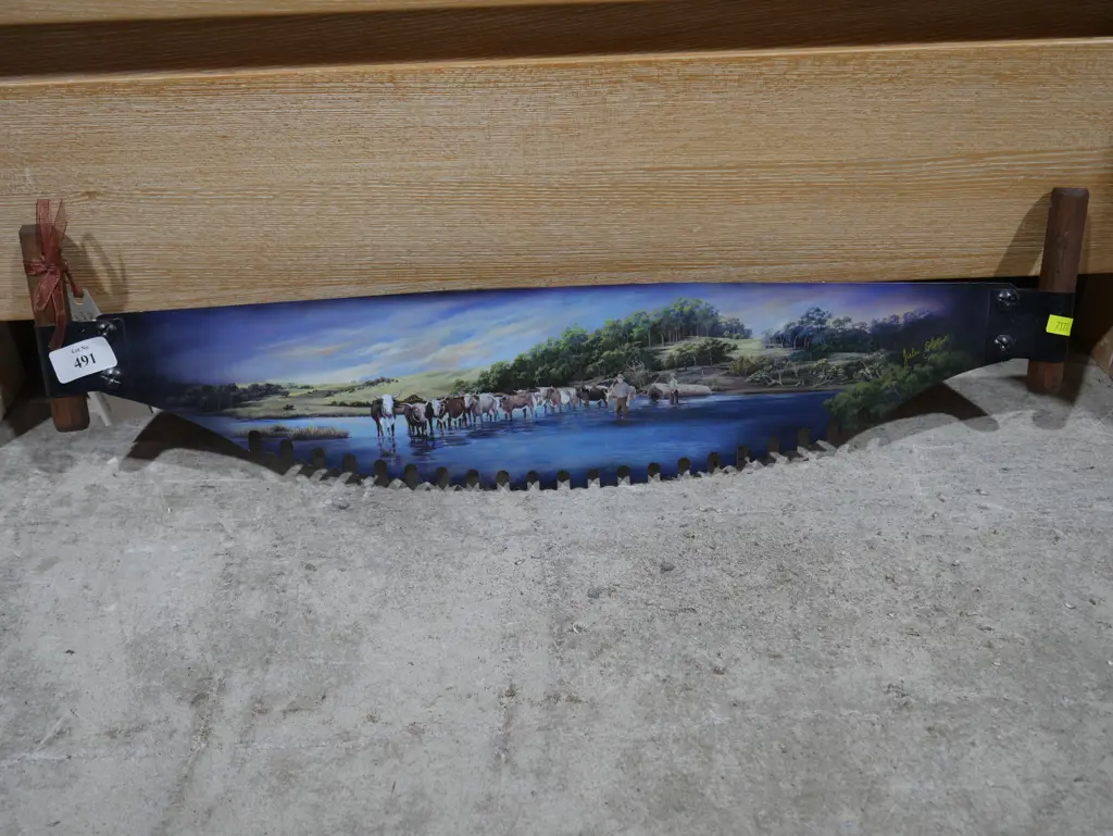Painted saw Image 1++