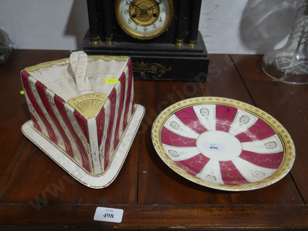 Cheese dish and plate Image 1++