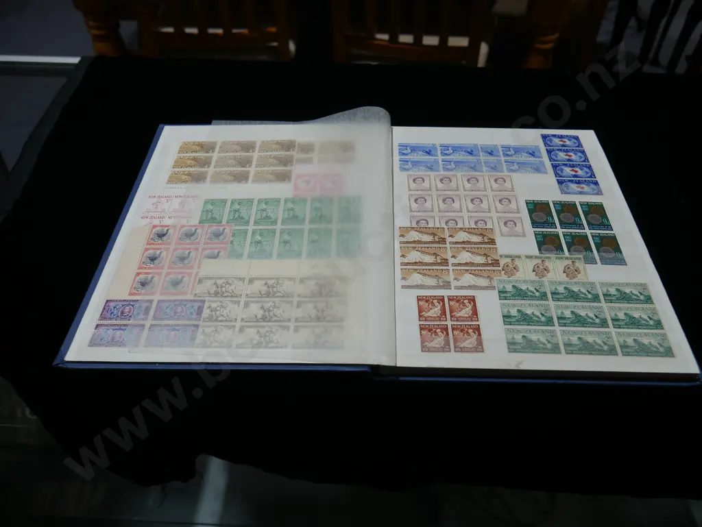 NZ stamp album Image 1++