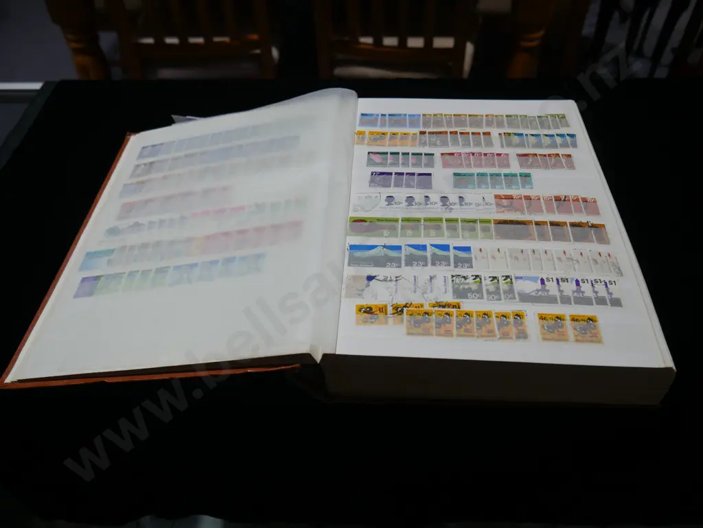 NZ stamp album Image 1++