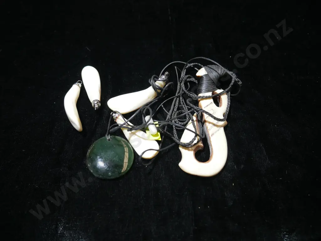 Bone pendant etc Image 1++