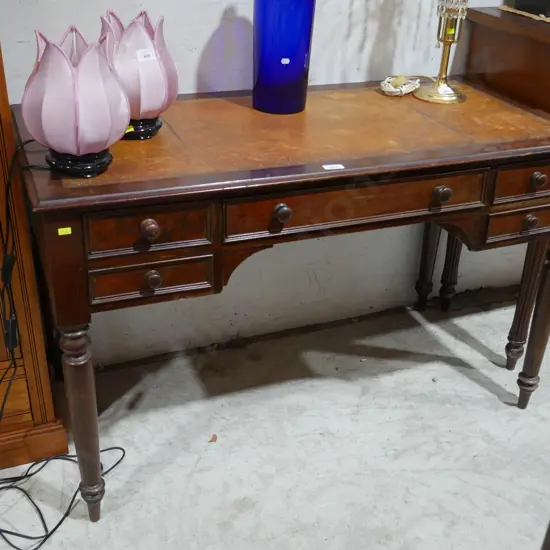 Leather top desk