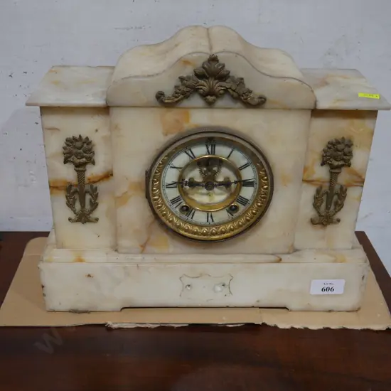 Marble clock