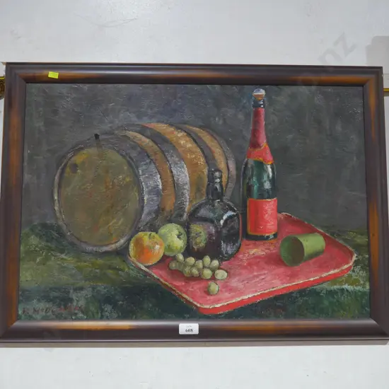 Oil painting, R McDonald