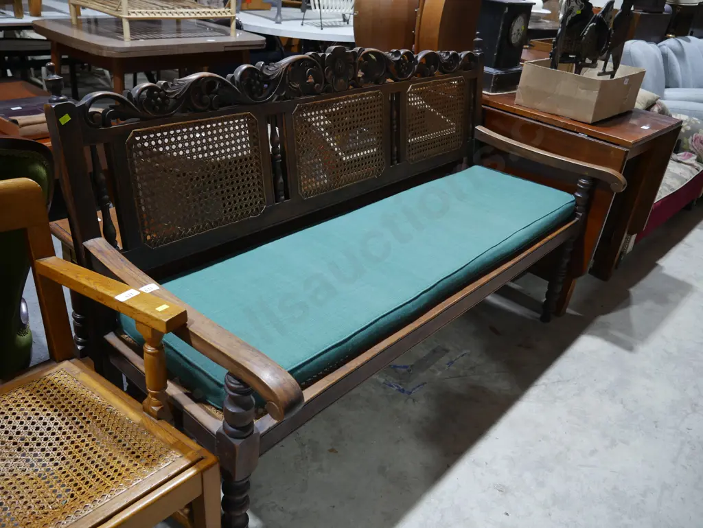 Carved wooden couch Image 1++