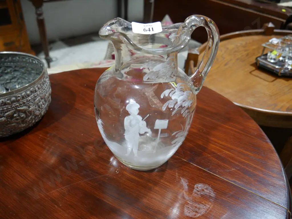 Mary Gregory jug Image 1++