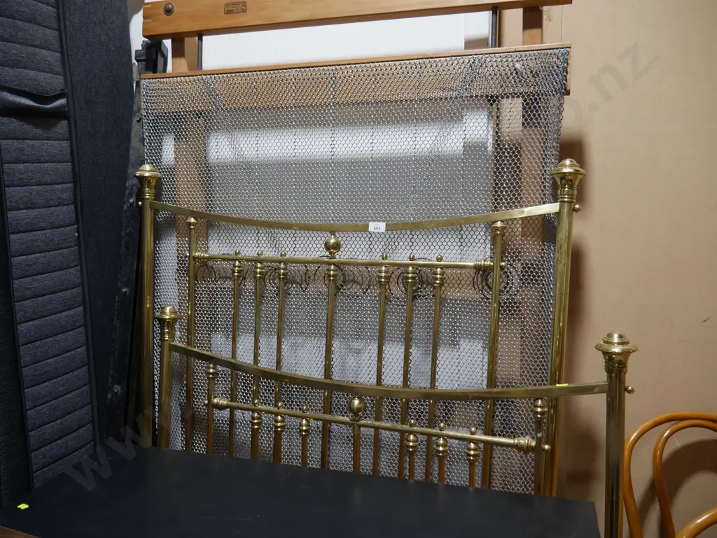 Brass single bed frame Image 1++