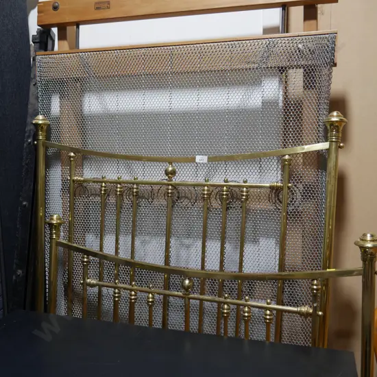 Brass single bed frame