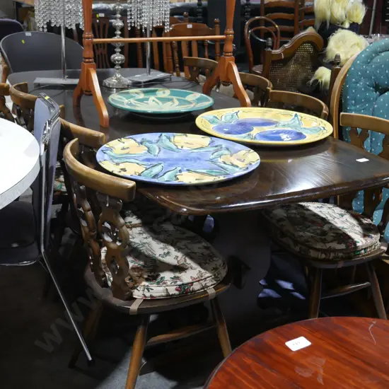 Dining table and 8 chairs