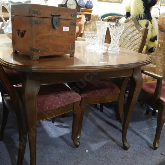Dining table and 6 chairs