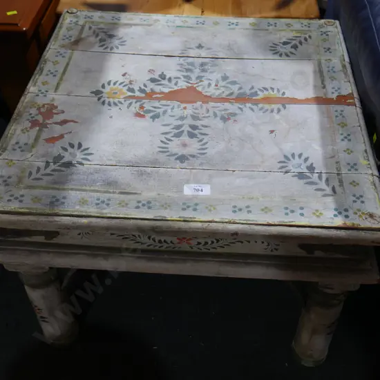 Painted coffee table