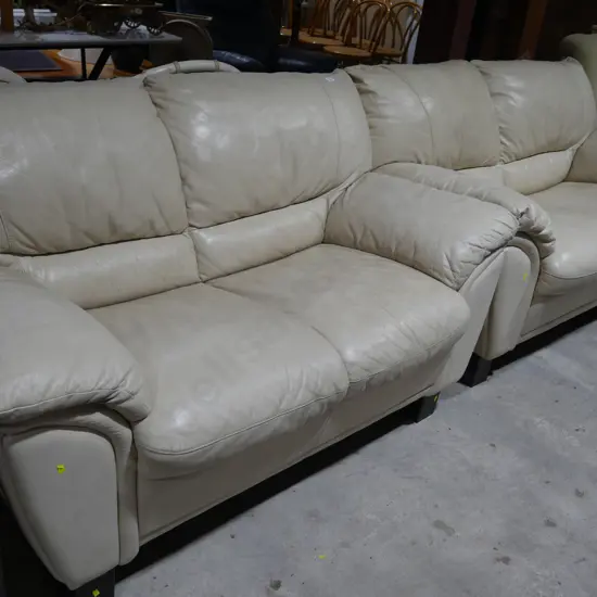 Pr cream settees