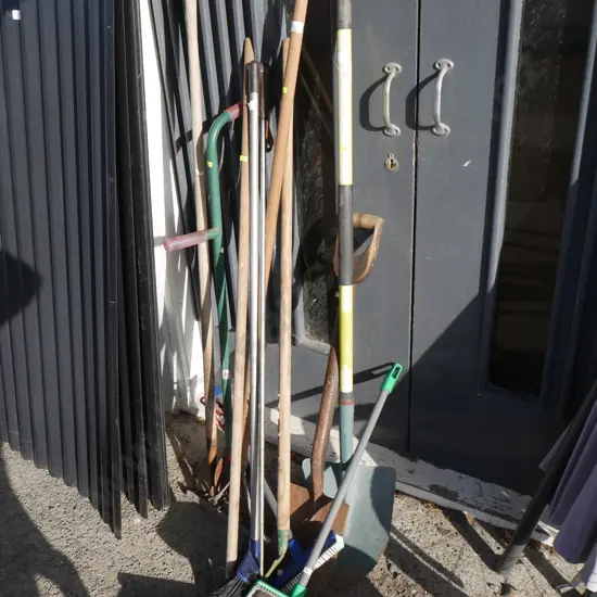 Assorted garden tools