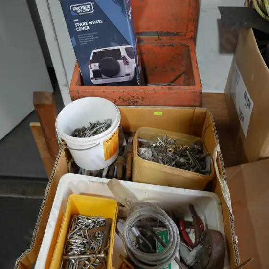 Screws, nuts and bolts etc