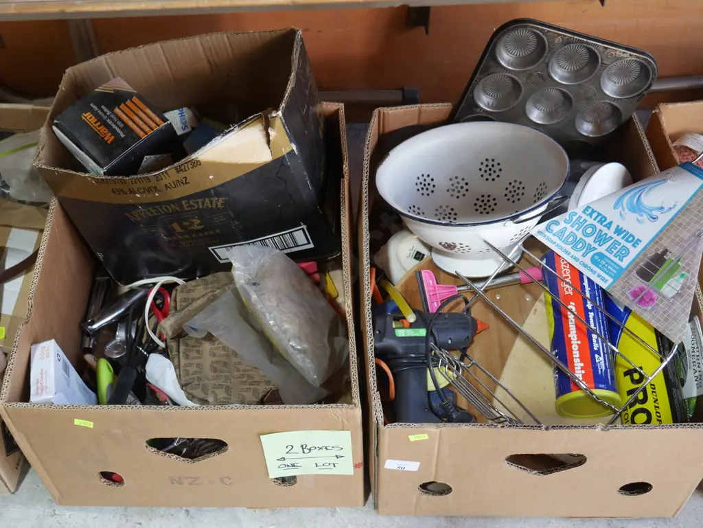 2 boxes of sundries Image 1++