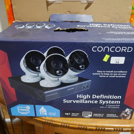 Concord high definition surveillance system