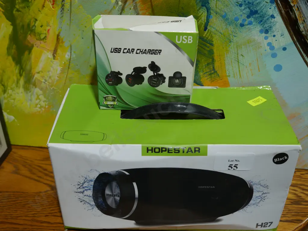 USB car charger and Hopestar Bluetooth speaker Image 1++