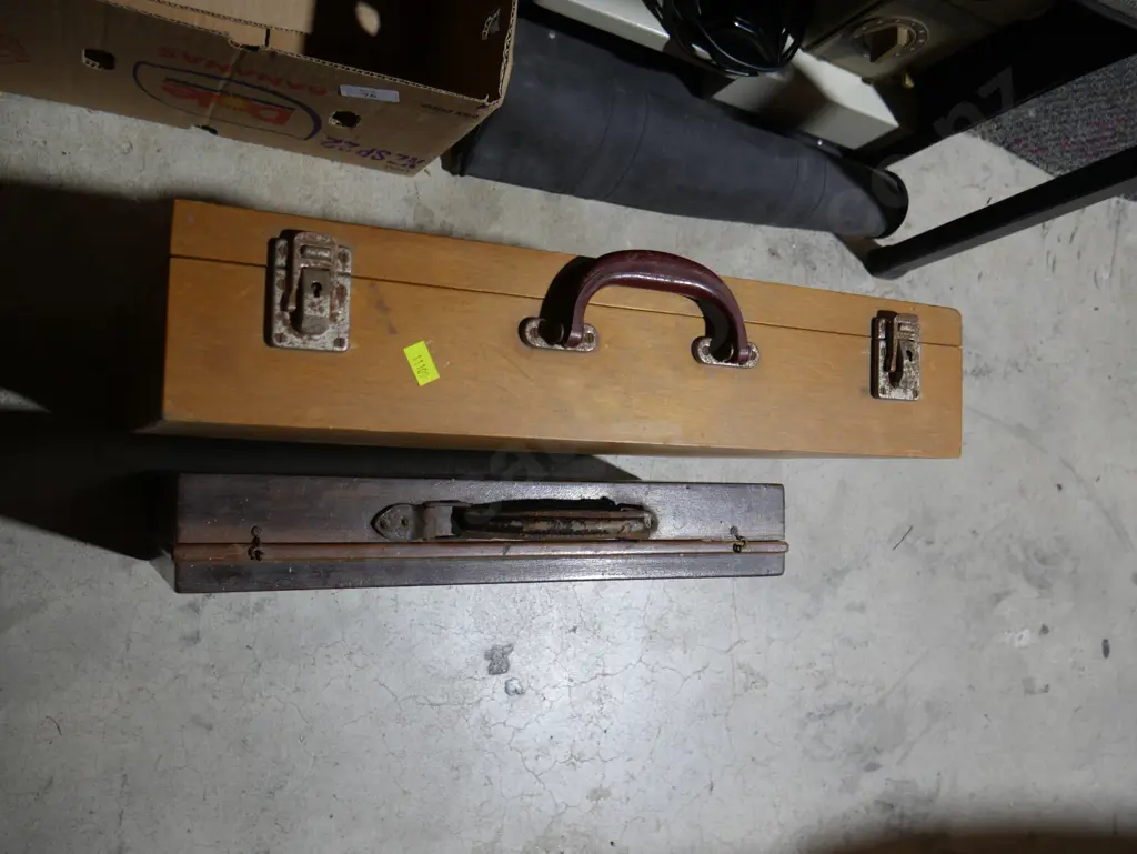 Two wooden cases Image 1++