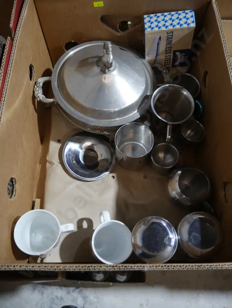 Stainless steel cups etc Image 1++