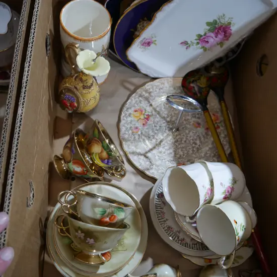 Trios, cake plate etc