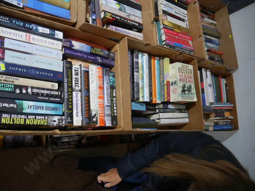 Three boxes of books Image 1++