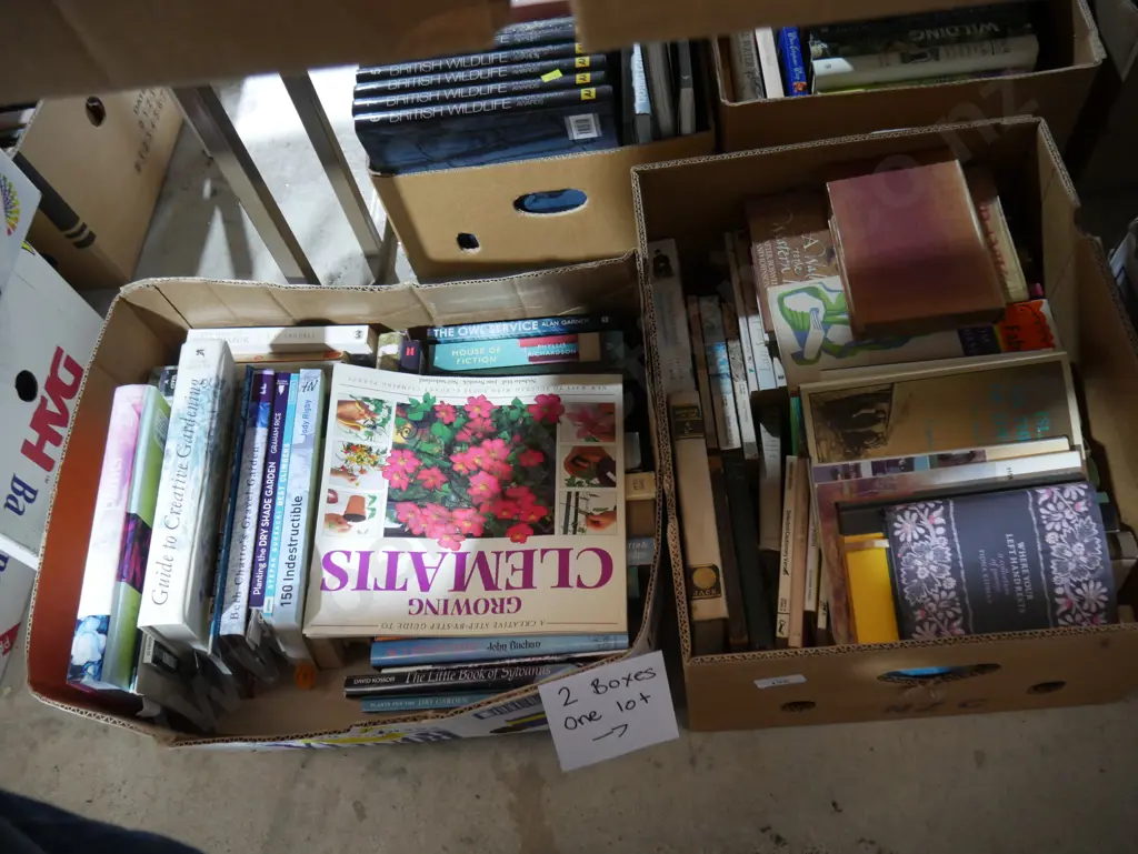 Two boxes of books Image 1++