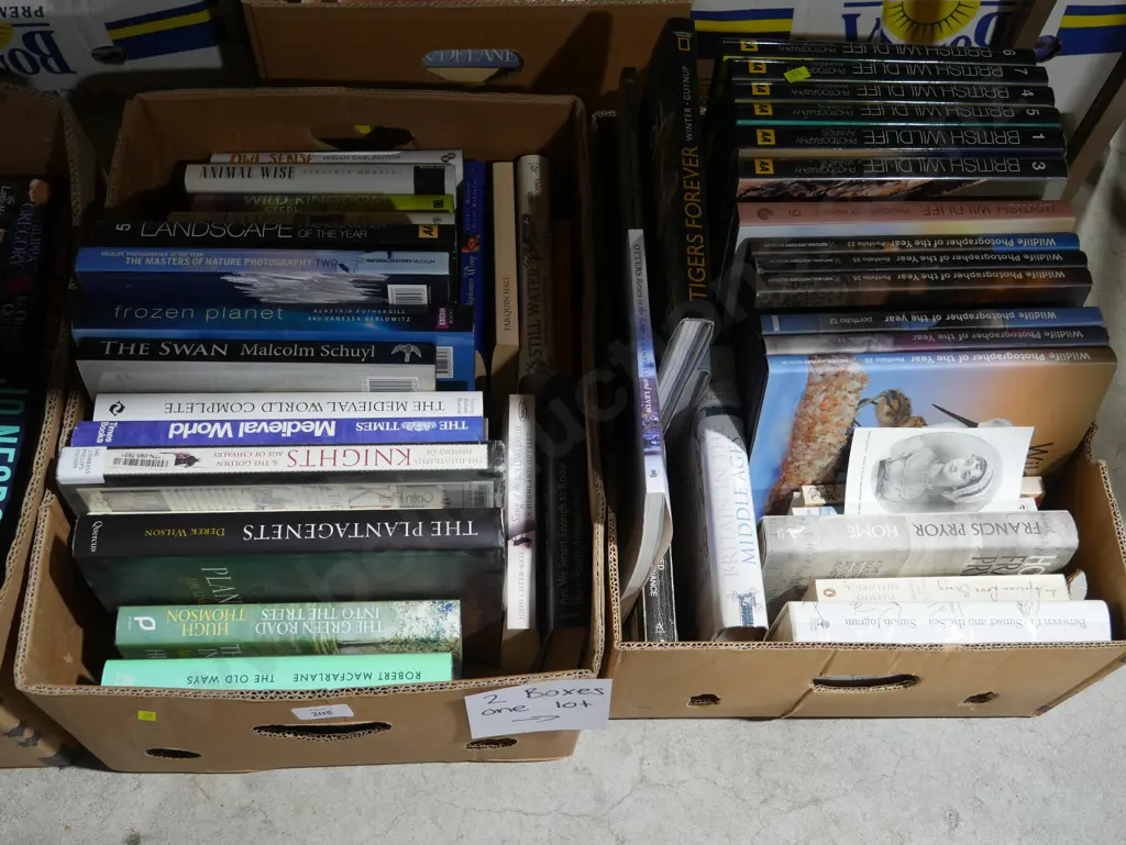 Two boxes of books Image 1++