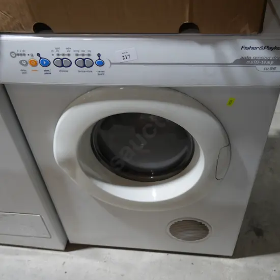 Fisher & Paykel auto sensing dryer