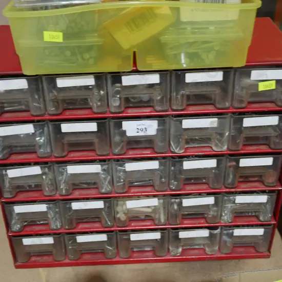 Workshop drawers and contents