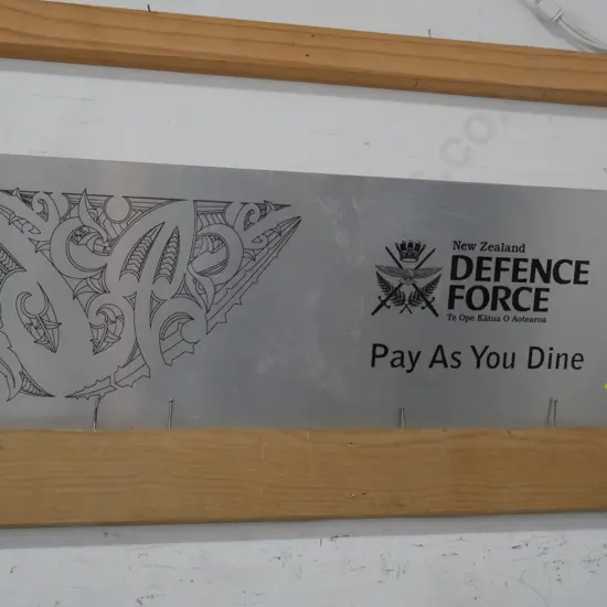 New Zealand defence force sign