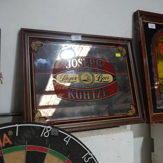Joseph Kuhtze lager beer mirror