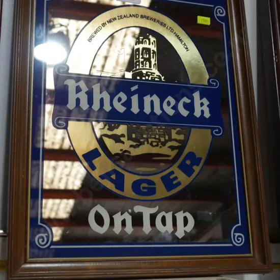 Rheineck lager beer mirror