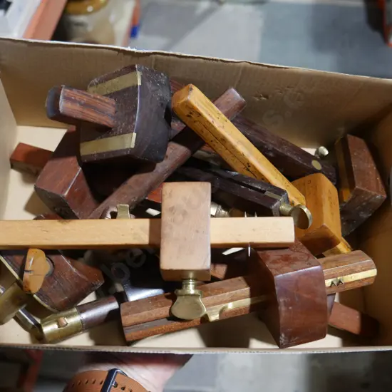 Box of marking gauges