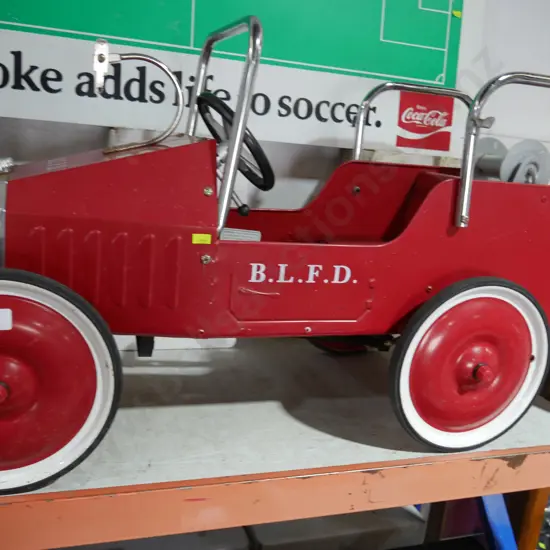 Buddy L-  B.L.F.D pedal car