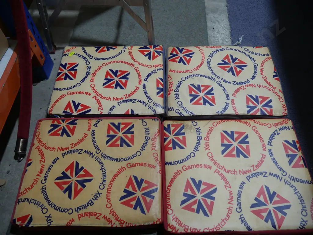 British Commonwealth Games 1974 Christchurch New Zealand cushions Image 1++