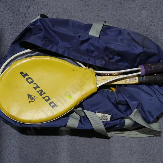 Tennis rackets tennis balls