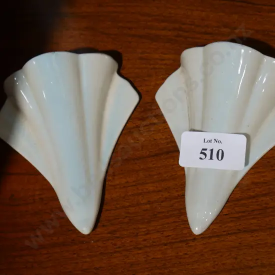 2 x Crown Lynn wall pocket no. 464