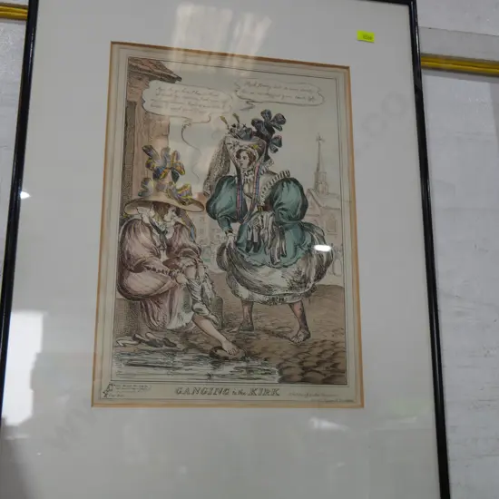 Ganging to the Kirk print