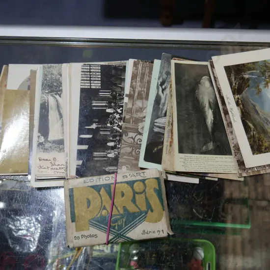 Old postcards and photos