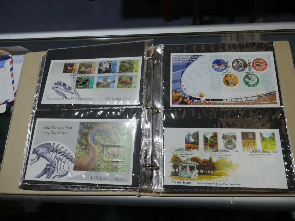 Blue album of NZ first day covers Image 1++